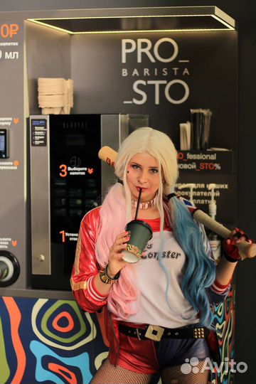 Кофейня самообслуживания - продвинутая с Блютек