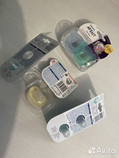 Пустышка avent,pigeon новые