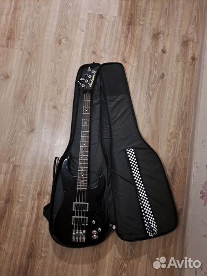 Басс гитара Jackson super Dinky MI 1993 black