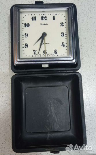 Часы-будильник дорожный Слава