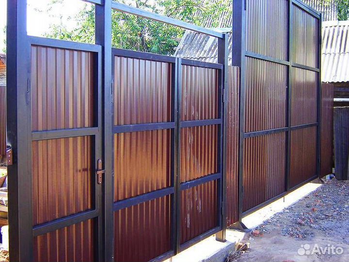 Калитка из профнастила