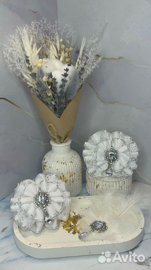 Бантики для волос на резинки