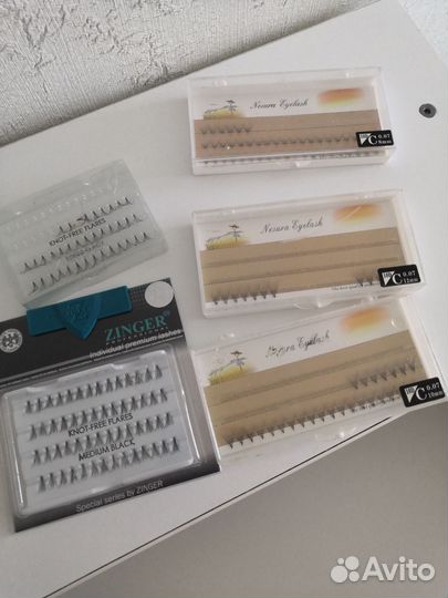 Ресницы пучки б/у остатки