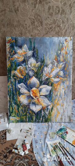 Картина маслом на холсте 