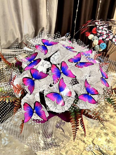 Букеты из бабочек