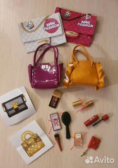 Zuru mini fashion обувь аксессуары для Барби