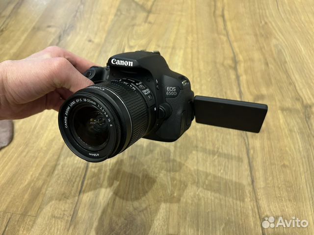 Зеркальный фотоаппарат canon 650d, 2 объектива объявление продам