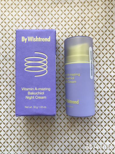 Ночной крем с бакучилом и ретиналем By Wishtrend