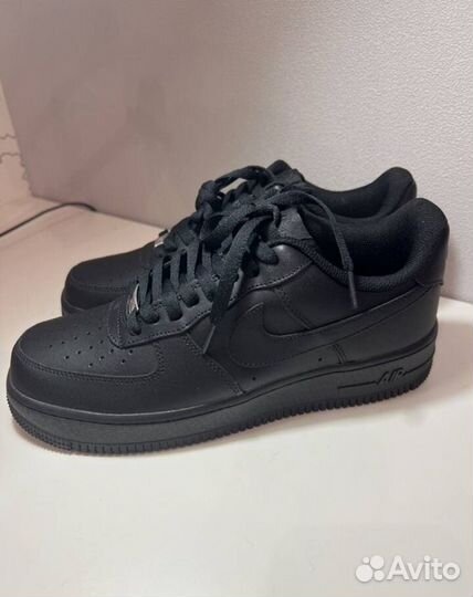 Кроссовки Nike air force 1 low black оригинал