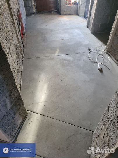 Теплый пол Стяжка пола под ключ в коттедже