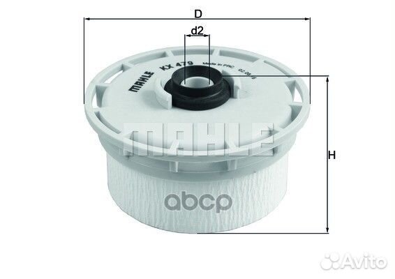 Фильтр топливный toyota land cruiser 4.5D 08- K