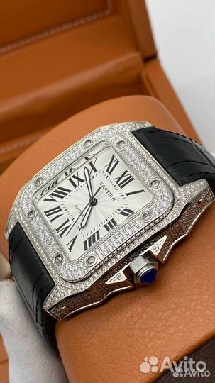 Унисекс часы Cartier Santos 100