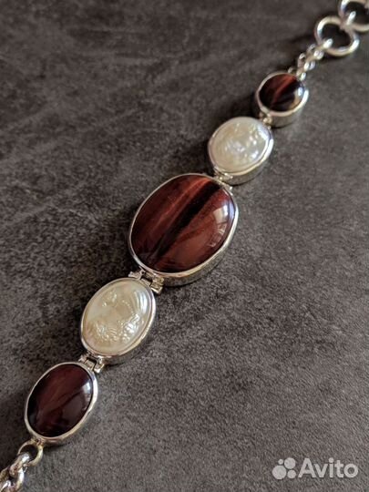 Серебряные браслеты с Бычьим глазом