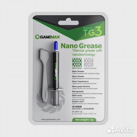 Термопаста для процессора Gamemax TG3