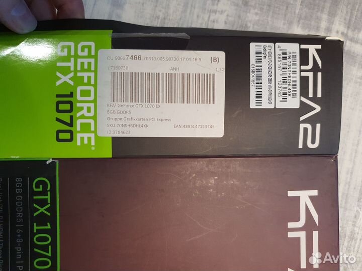 Видеокарта gtx 1070 8gb