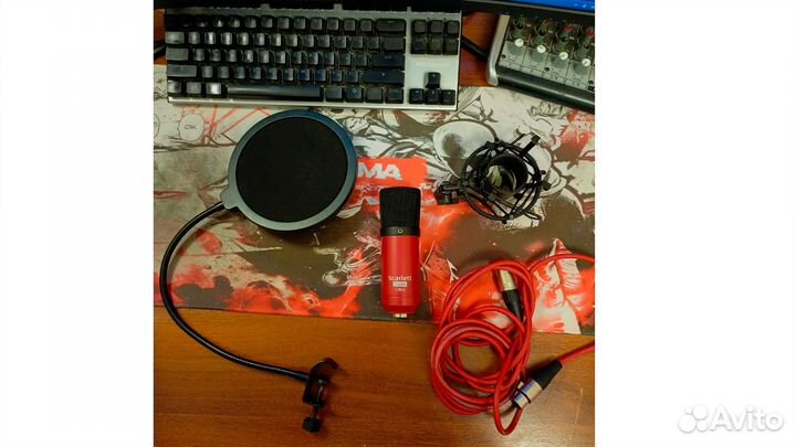 Микрофон и паук