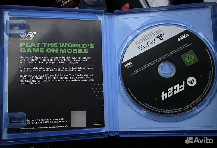 Игра еа FC 24 PS5