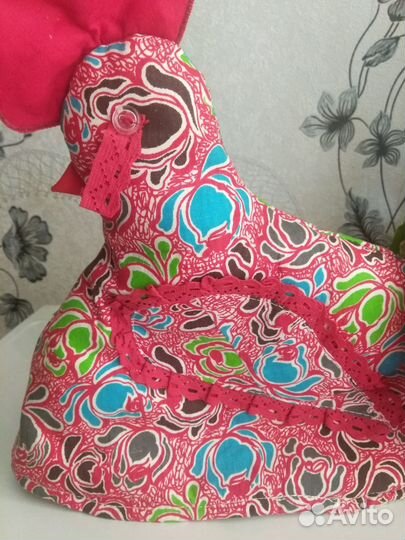 Грелка на чайник в виде курицы