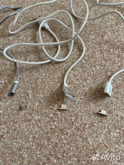 Кабель USB -microUSB магнитный, длина 1метр