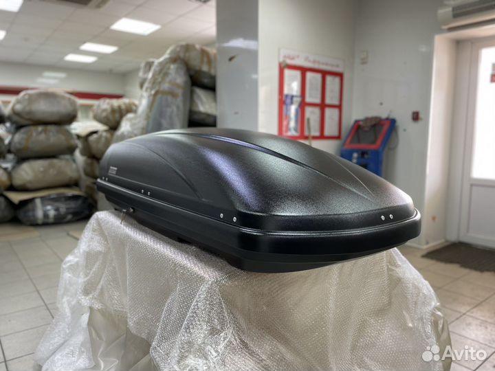 Автобокс Voyage 440л 175см Черный матовый