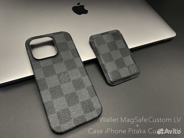Apple Wallet MagSafe custom LV локатор -под заказ