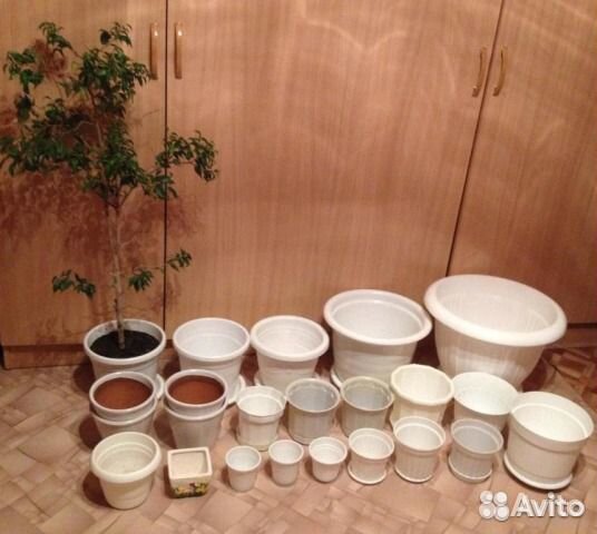 Продам разноразмерные горшки под цветы