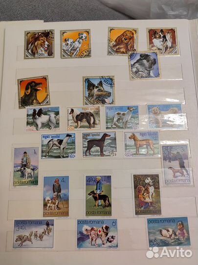 Кляссер с почтовыми марками (разных лет и стран)