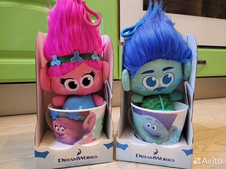 Подарки Игрушка-брелок в кружке Тролль Розочка