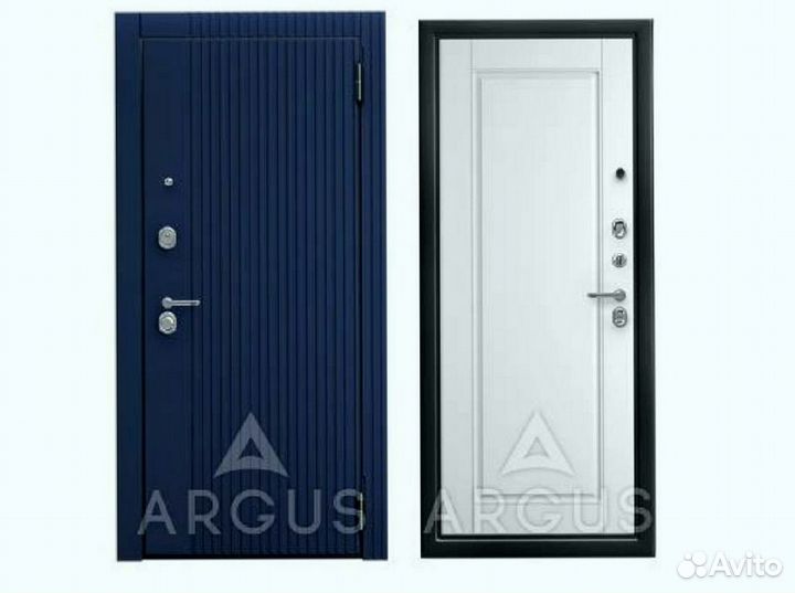 Металлическая дверь с биометрическим замком