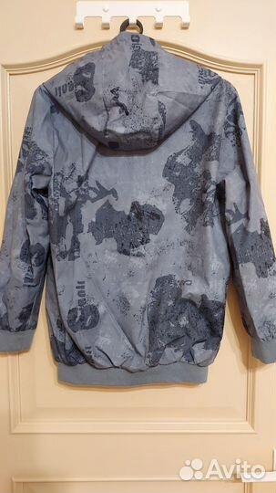 Ветровка для мальчика с капюшоном, рост 164 см