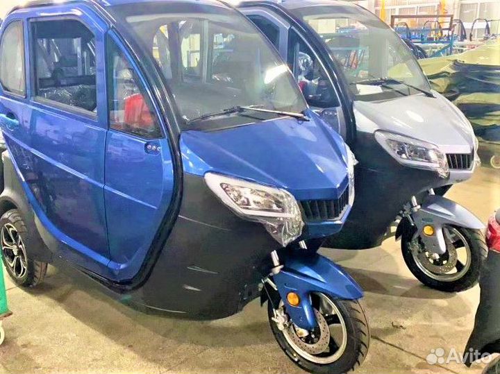 Электротрицикл Кабина Шторм 2200W