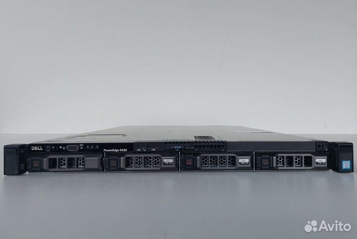 Сервер Dell R430 4LFF/1*E5-2620v4/DDR4 16Gb/1год