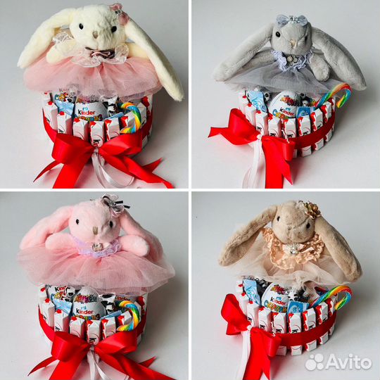 Торт из киндеров с игрушкой