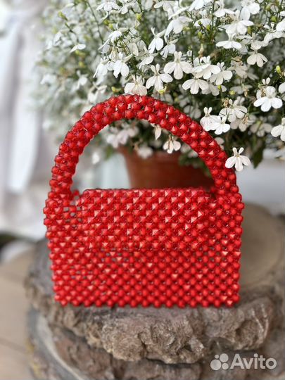 Сумка из бусин ручной работы