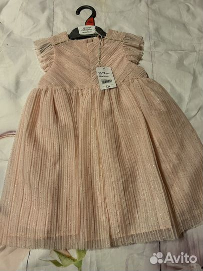 Нарядное платье18-24 мес mothercare