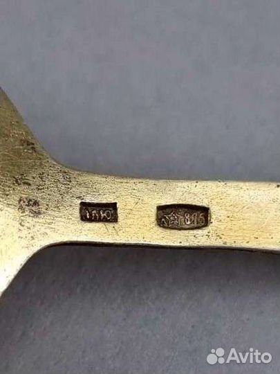 Серебряная чайная ложка СССР