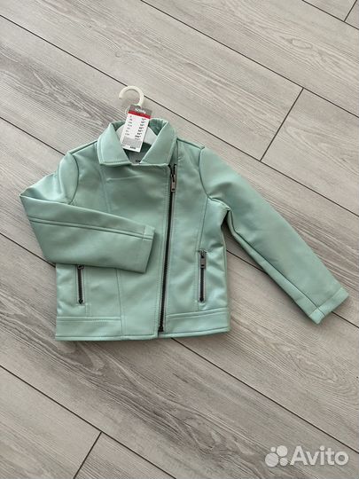 Кожанка косуха для девочки новая 104