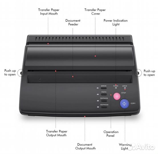 Трансферный принтер для тату 116F