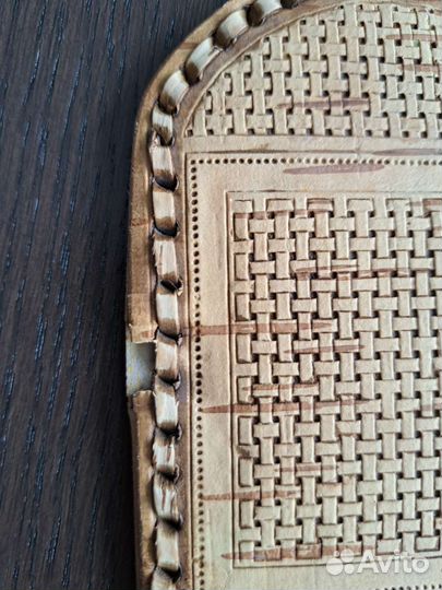 Зеркало берестяной переплёт