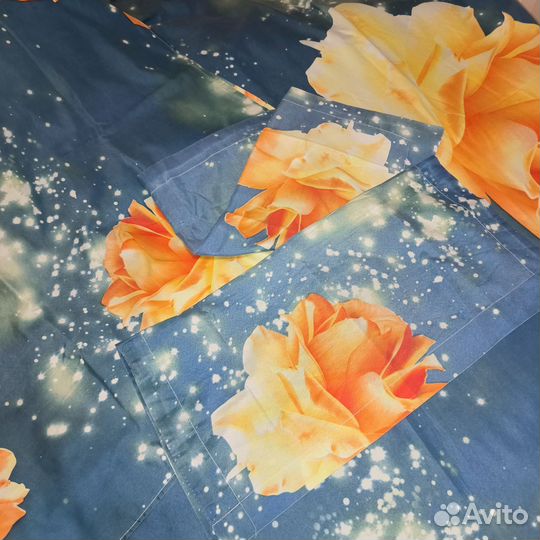 Пастельное бельё в отличном состоянии