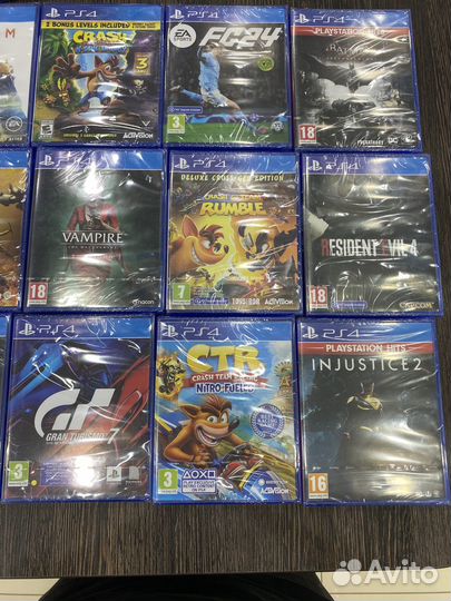 Игры на PS4 Fifa/Hogwarts/GTA/Crash/Ragnarok