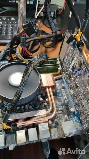 Комплект 775 q9300 + 4гб