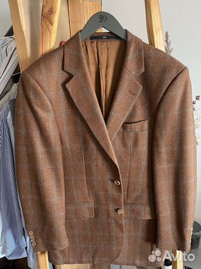 Пиджак из фактурной шерсти, винтаж