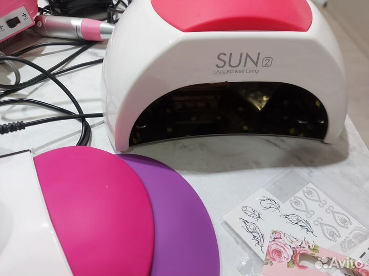 Уф/лед лампа SAN2 для ногтей, декор для ногтей