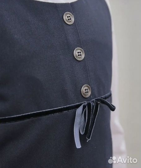 Сарафан школьный р. 134 Maxunior (серый)