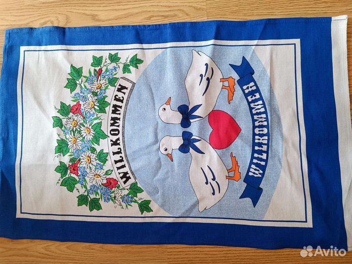 Кухонные полотенца набор х/б