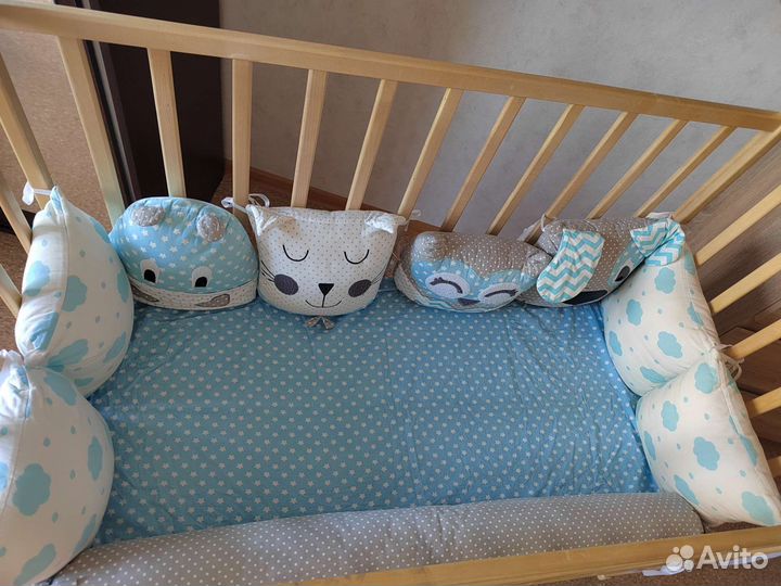 Бортики в детскую кроватку