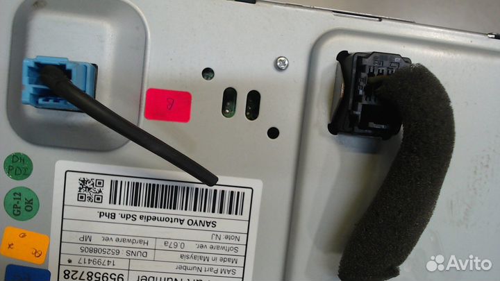 Дисплей мультимедиа Chevrolet Orlando, 2011