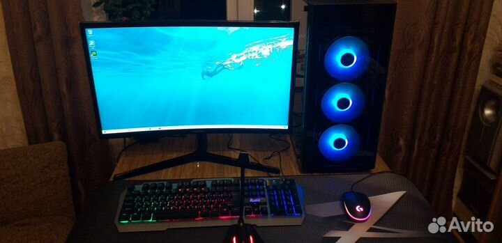 Samsung C24RG50FQI (1920х1080, VA, 144Гц)