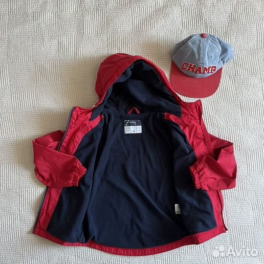 Жилет р.104 и ветровка р.110